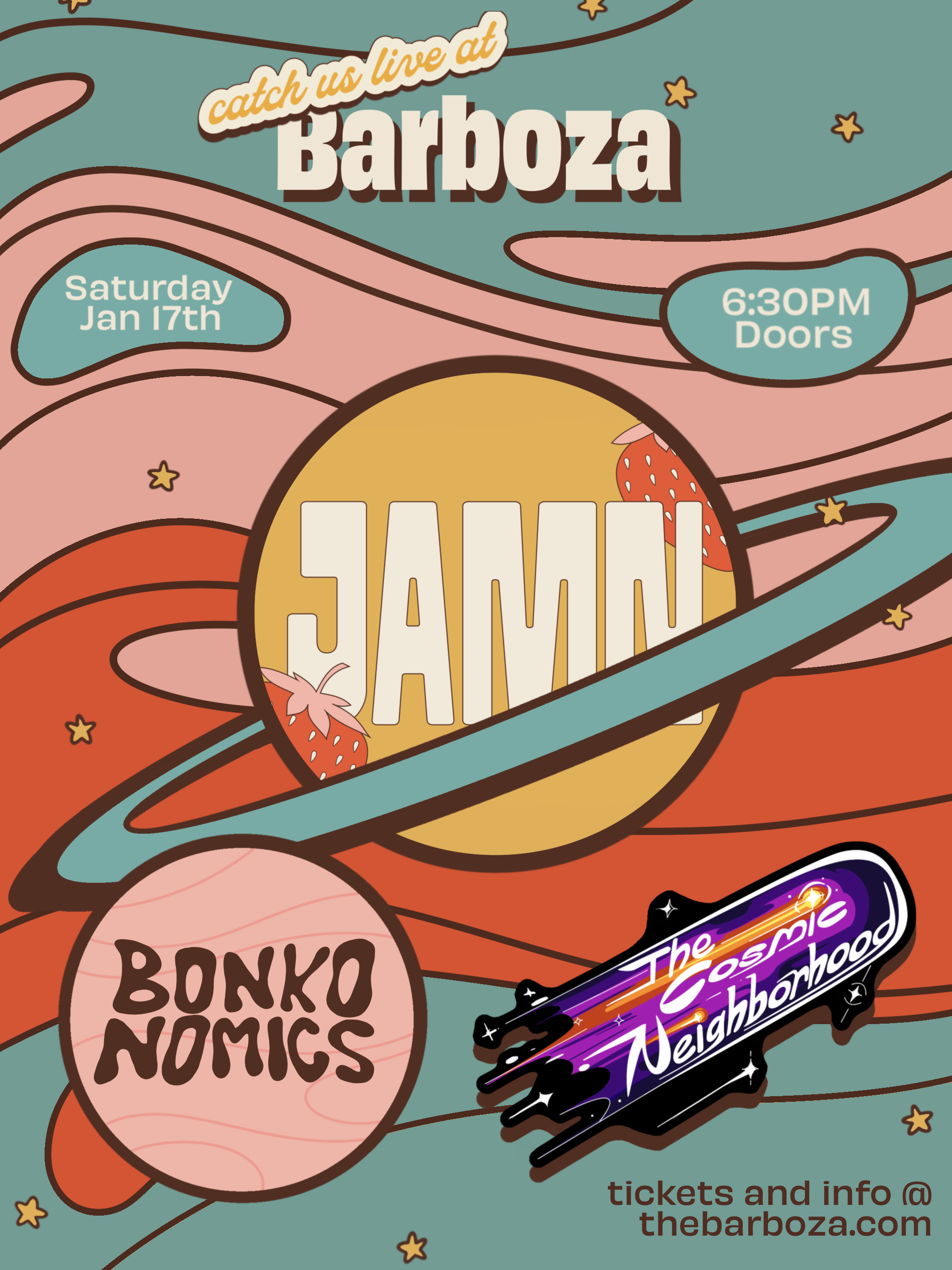jamn barboza show poster