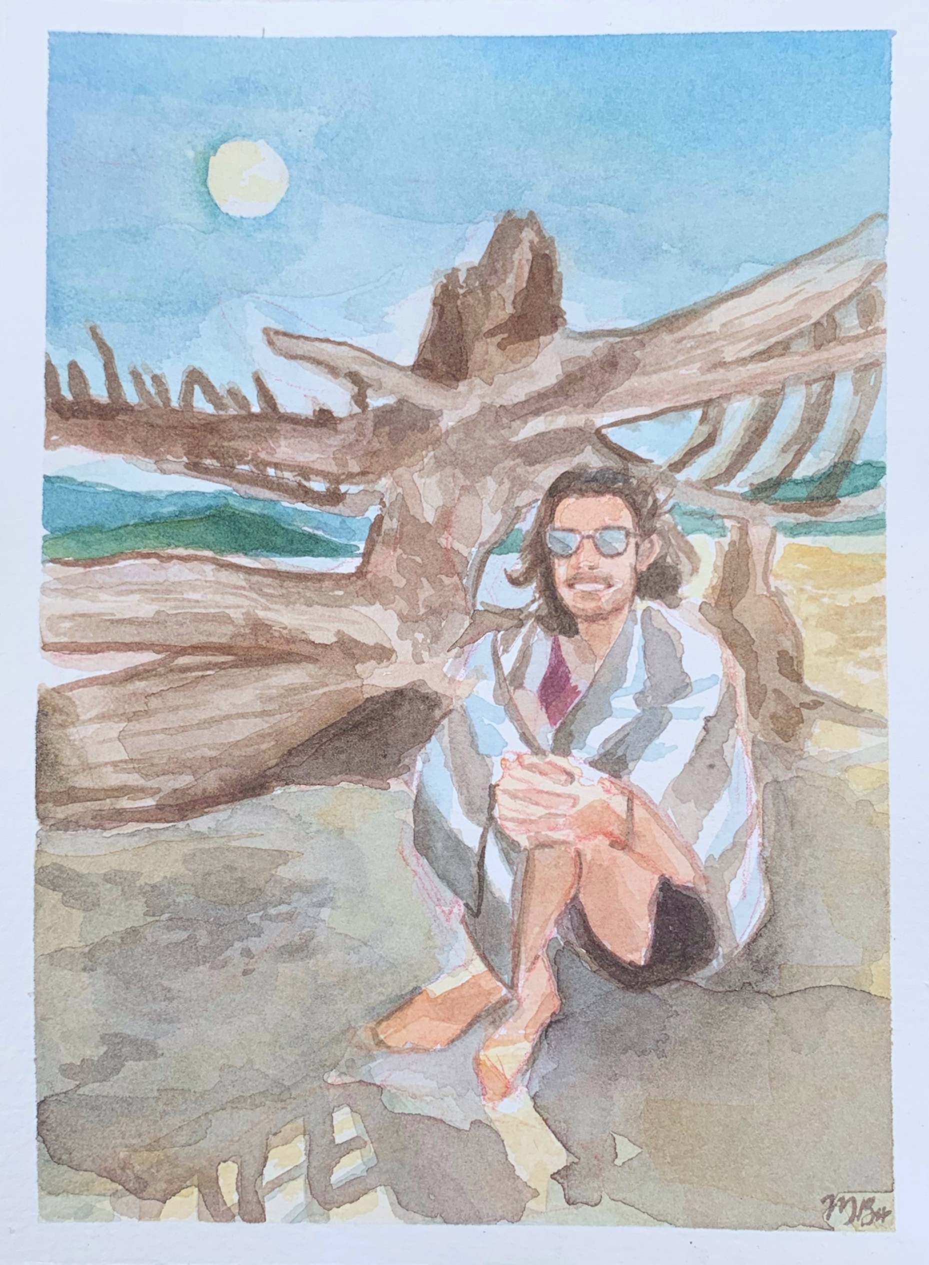 watercolor of matt's